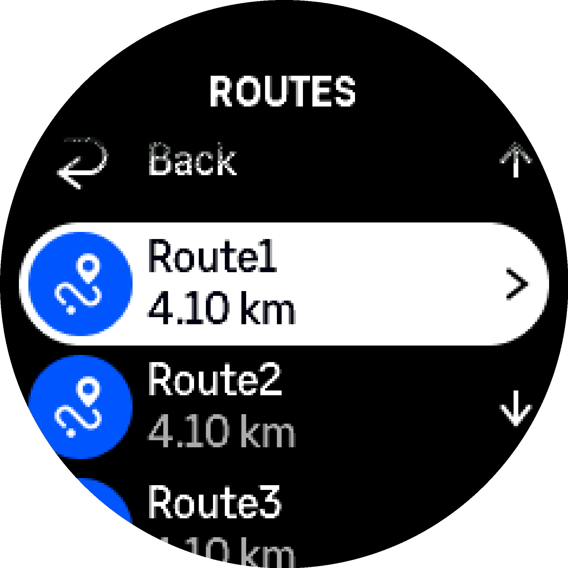 Routes list S9PP