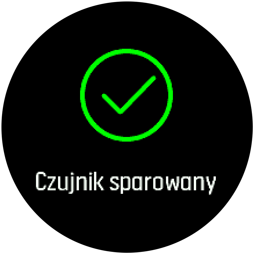 Trainer – czujnik sparowany