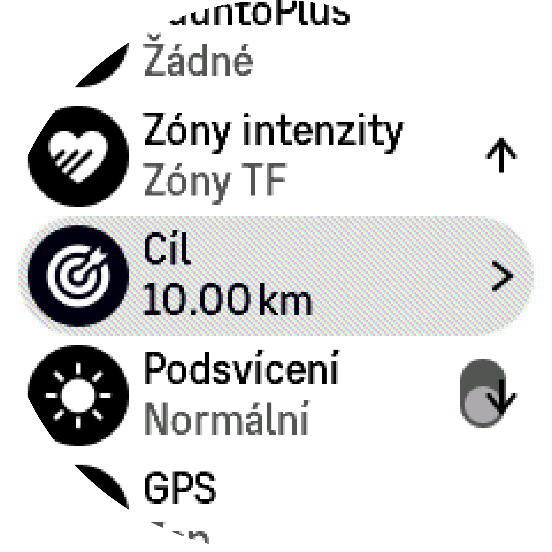 Cíle sportovních režimů S9PP