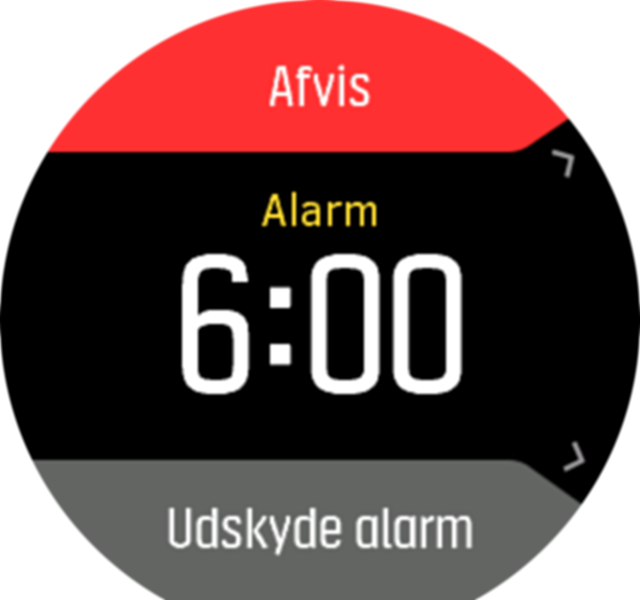 Alarm dismiss snooze
