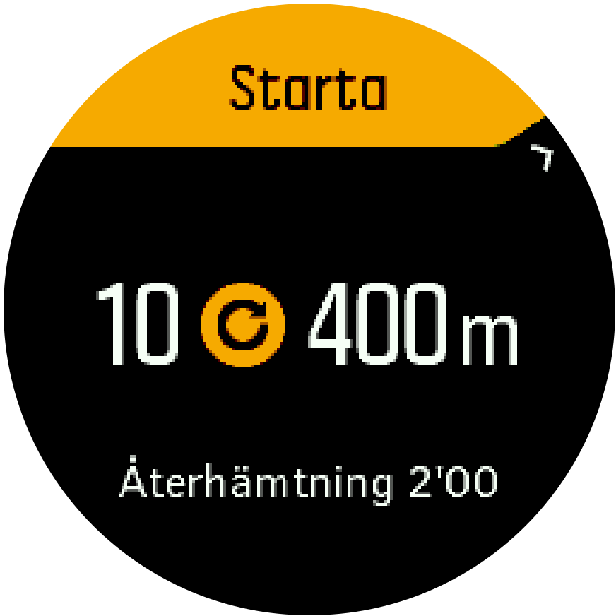 Intervallträning start Trainer