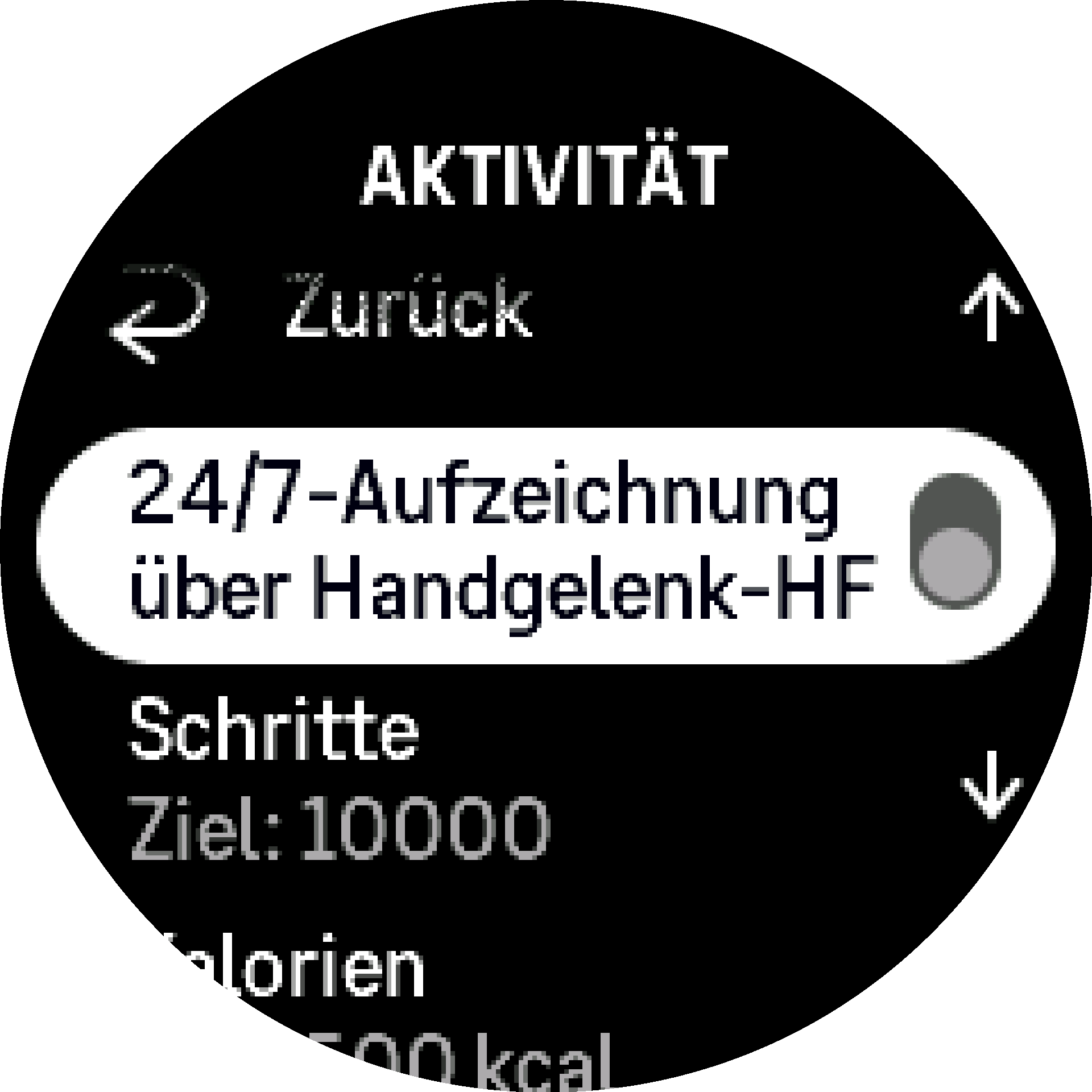 HF-Einstellungen aktivieren