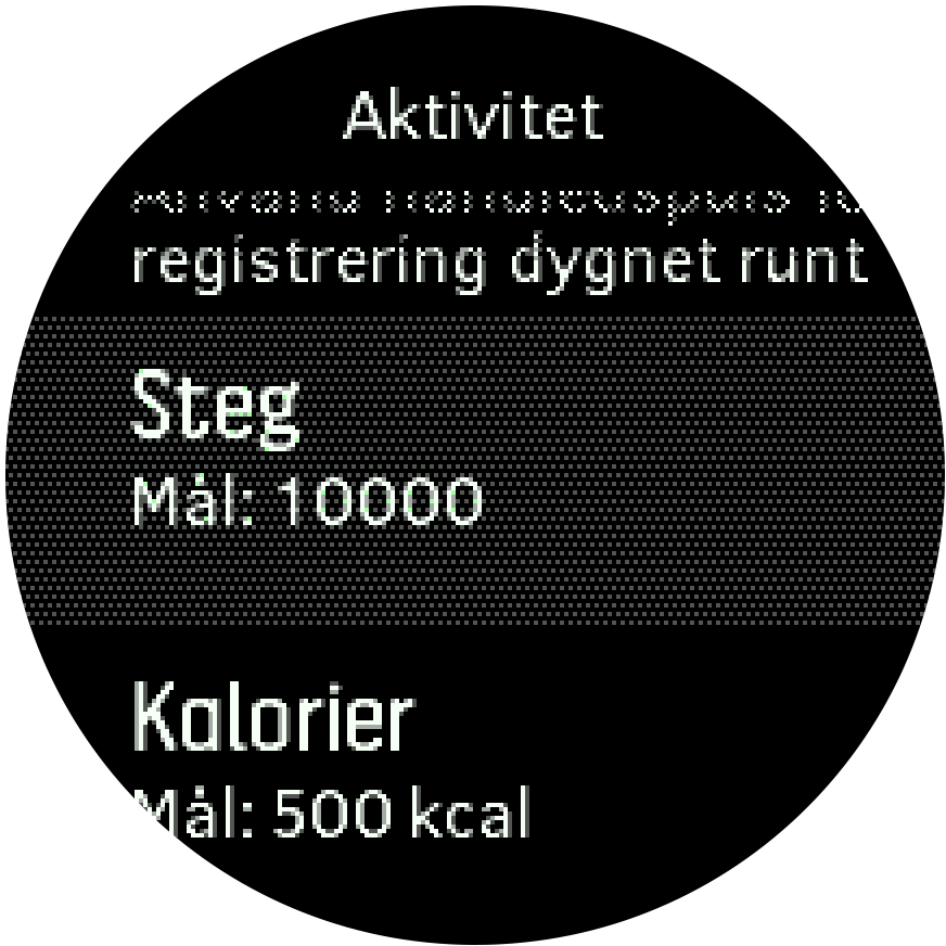 Activity Goals Trainer