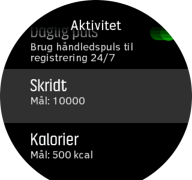 Activity Goals