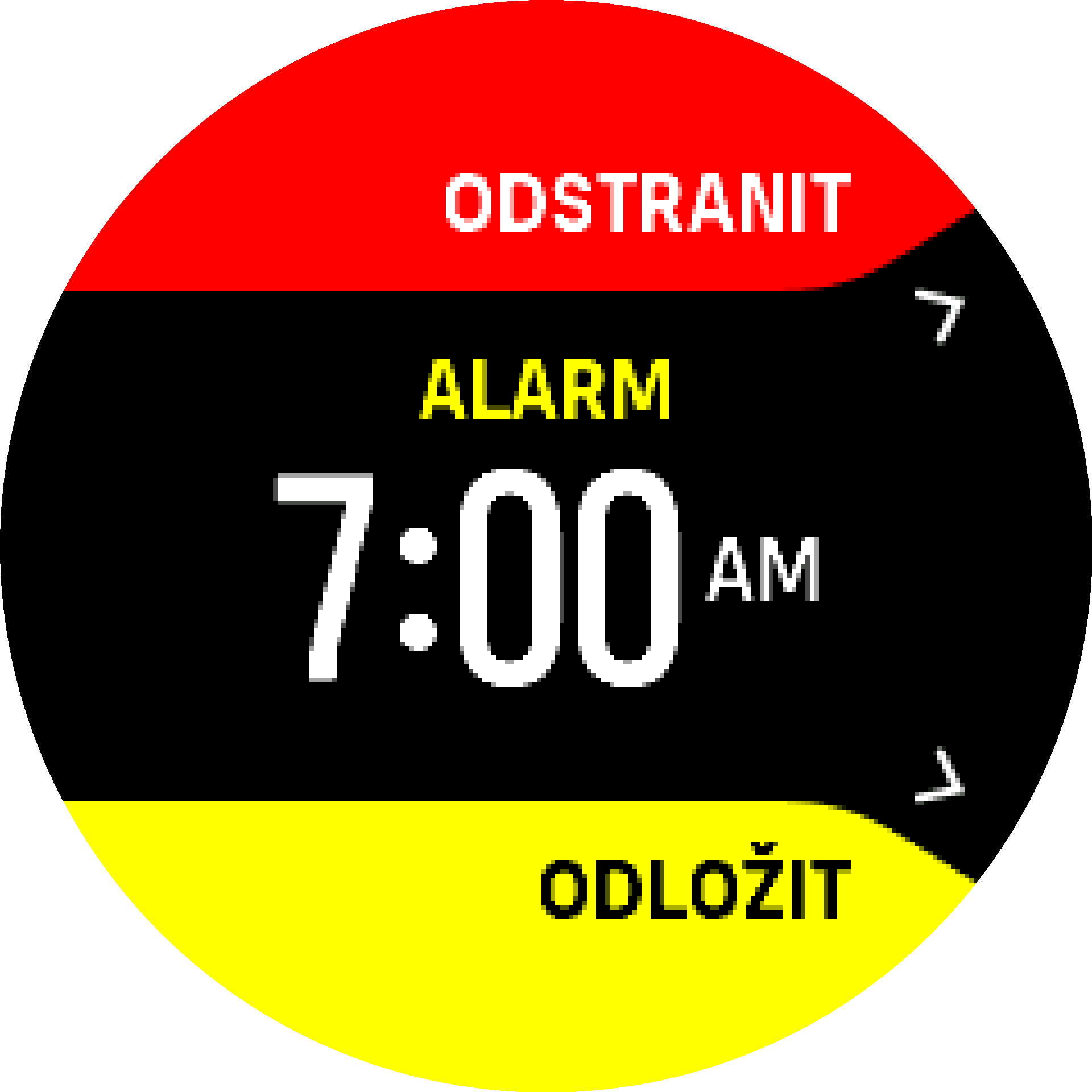 Odložení nebo zrušení alarmu S9PP