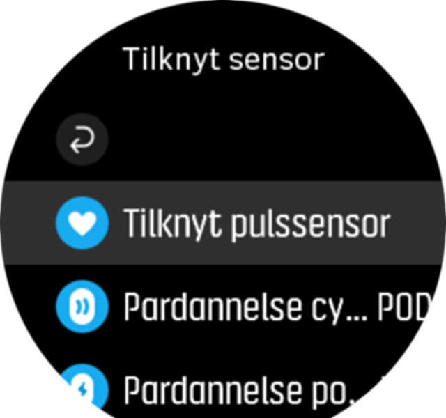 Sensor list