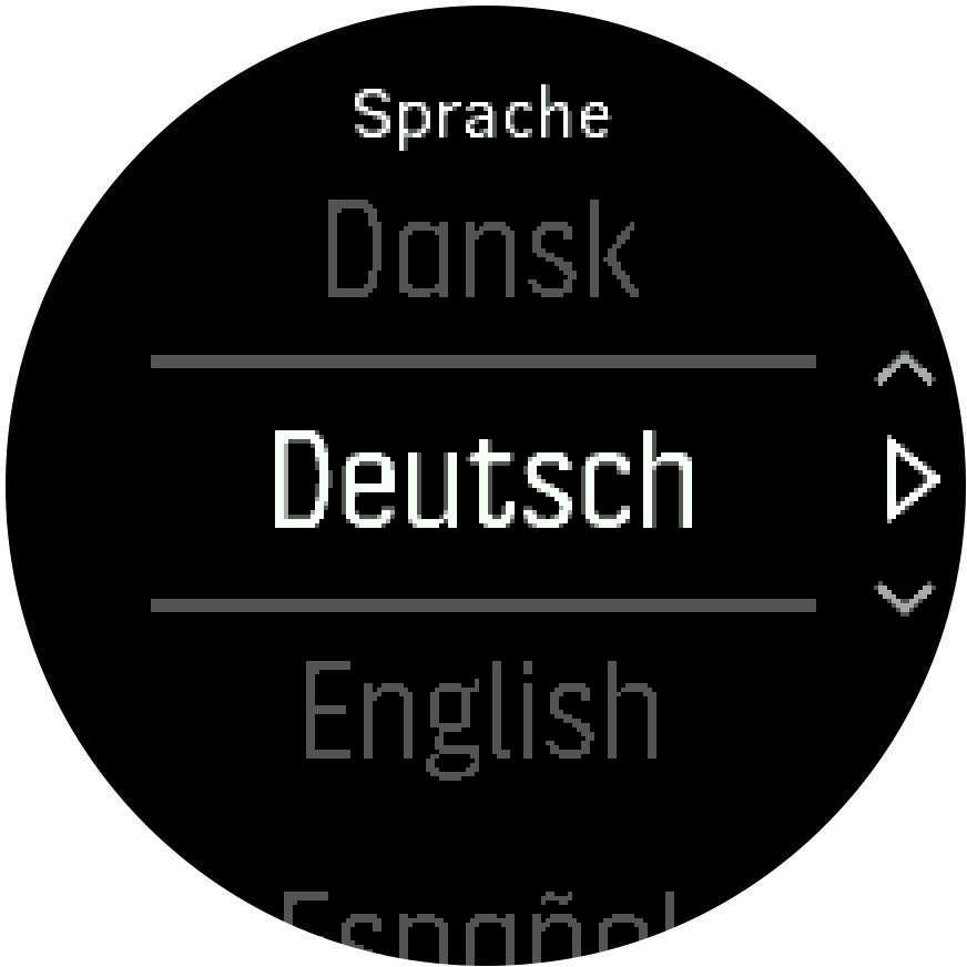 Select language Spartan Trainer