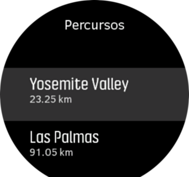 Routes list