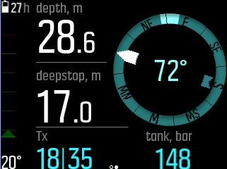 trimix compass view