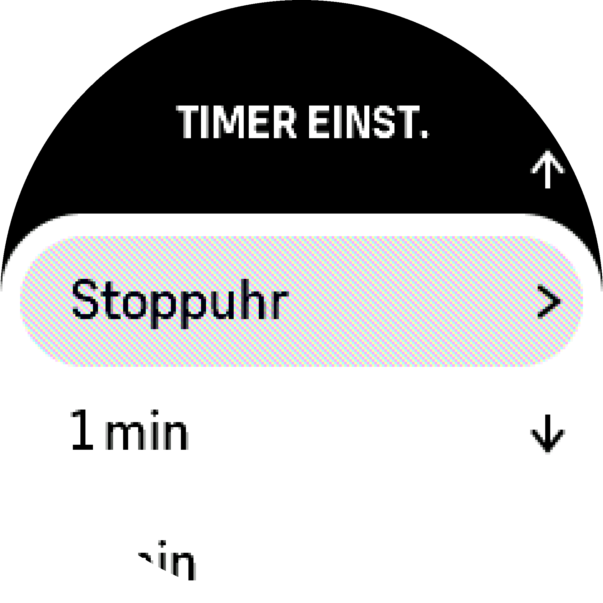 Timer-Widget Optionen
