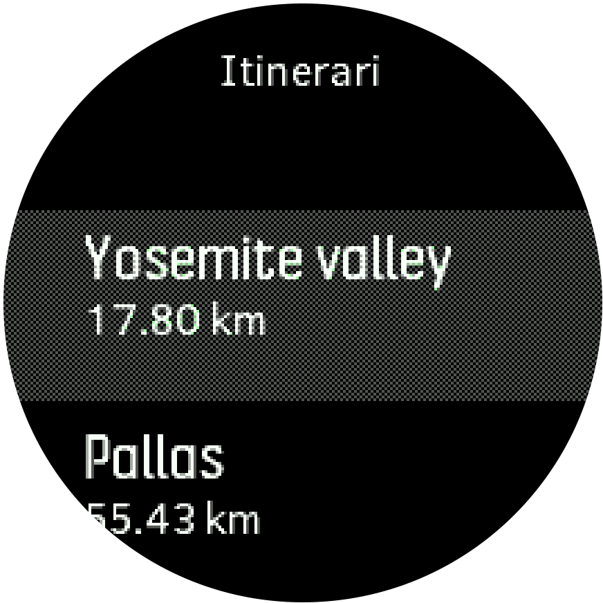Routes list Trainer