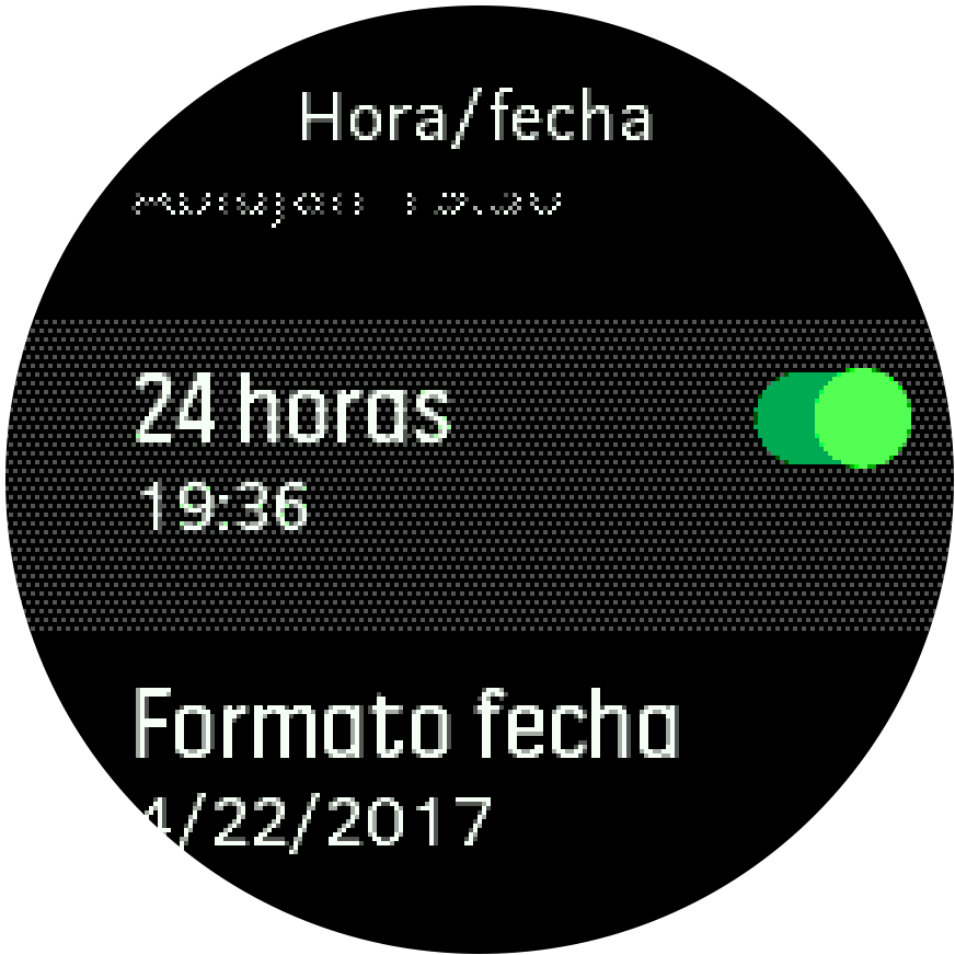 Ajuste de alarma