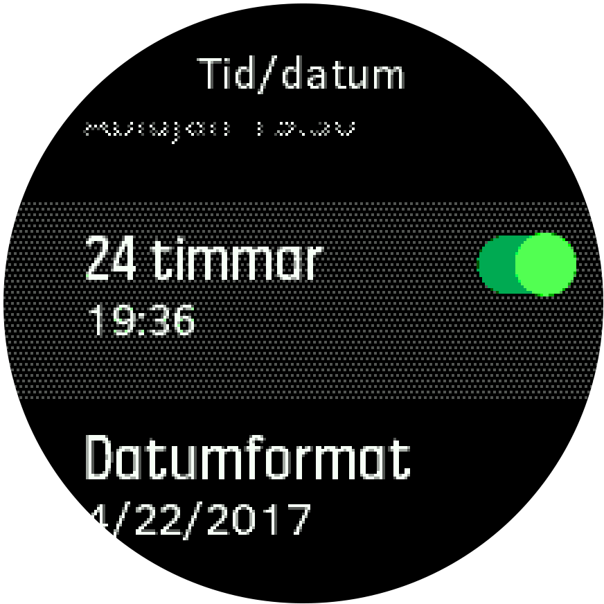 Alarminställningar