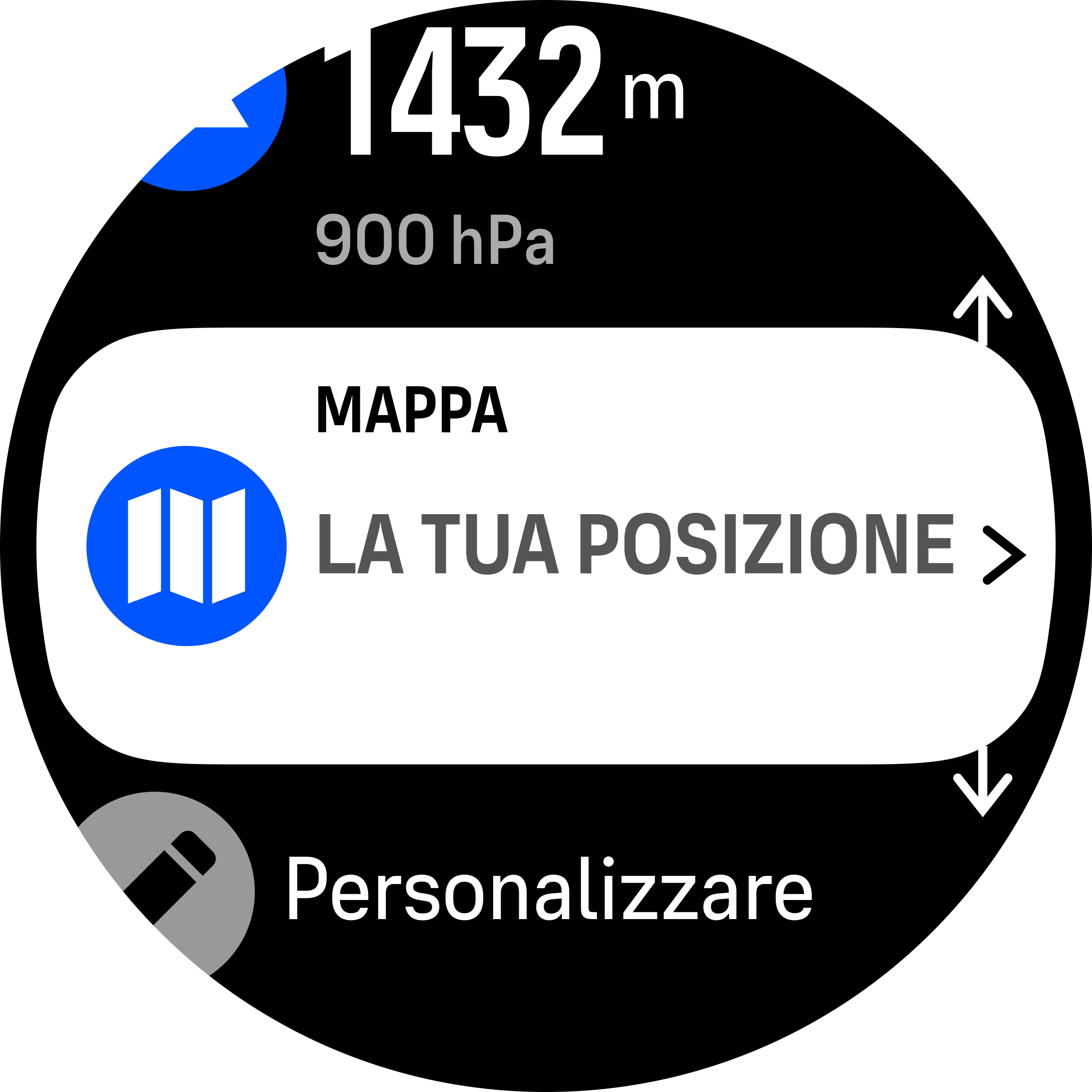 Voce del menu mappa