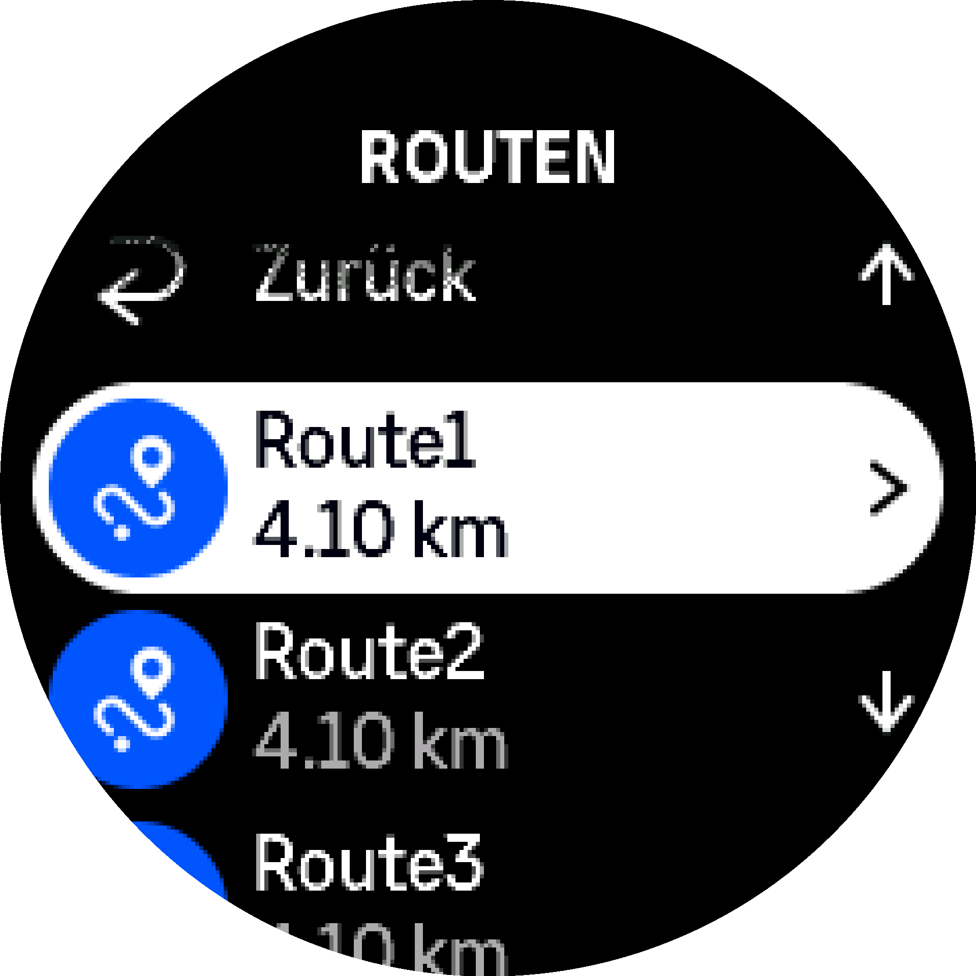 Routenliste S9PP