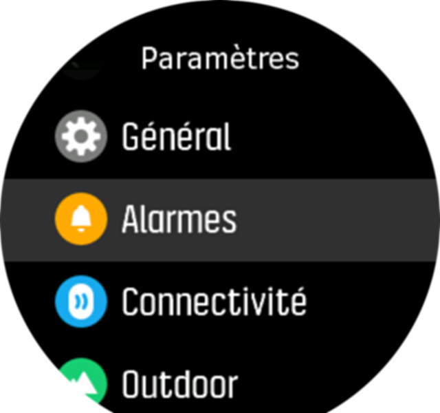 Settings menu Spartan