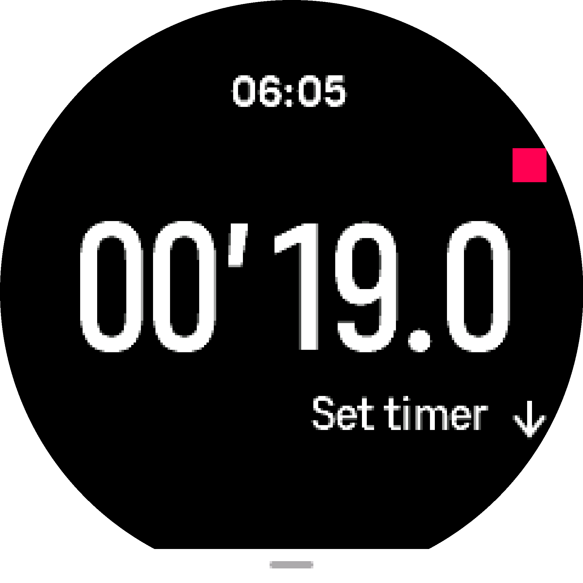 TimerWidget Stopwatch