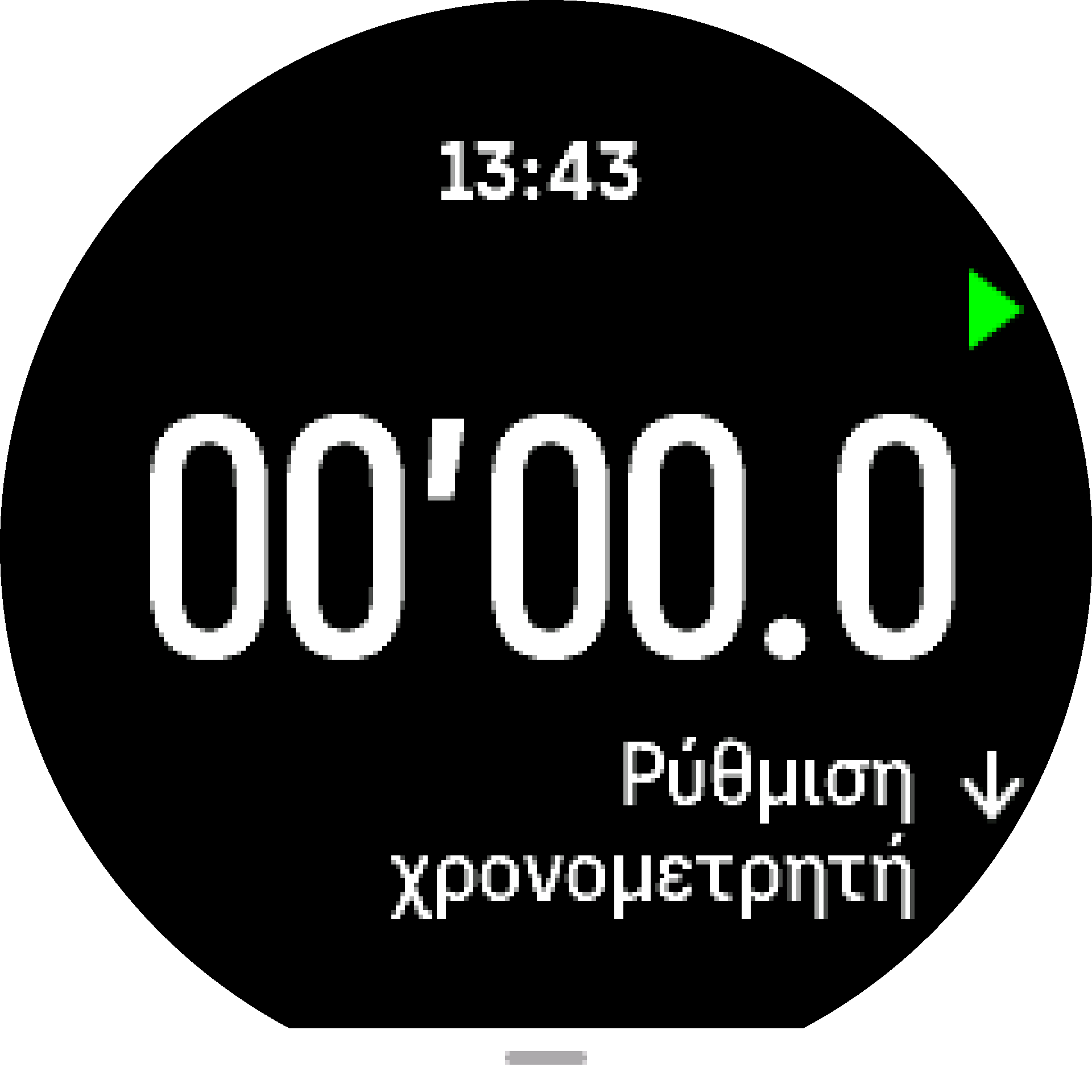 Οθόνη χρονόμετρου
