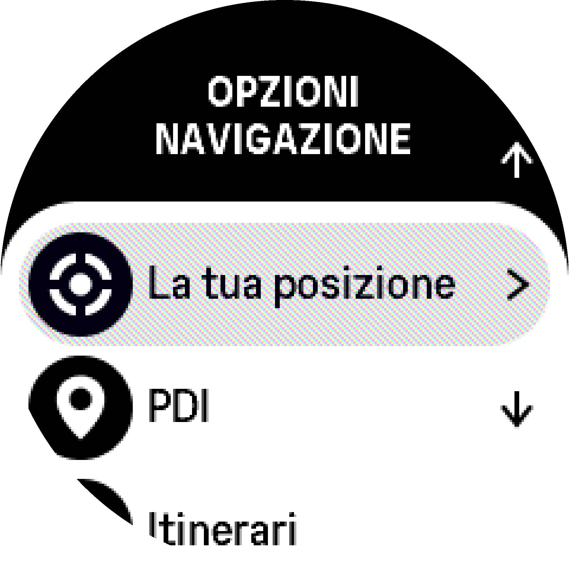 Opzioni widet bussola