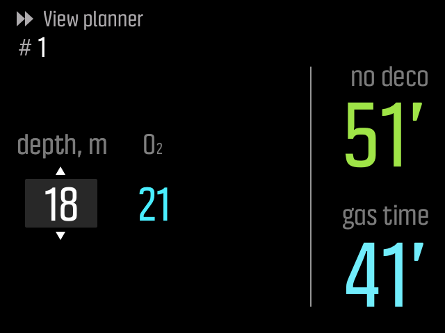 dive planner 1 eon