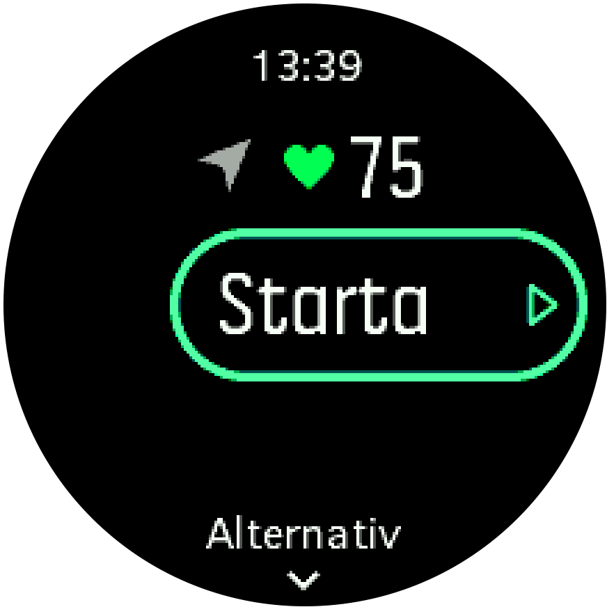 Start exercise