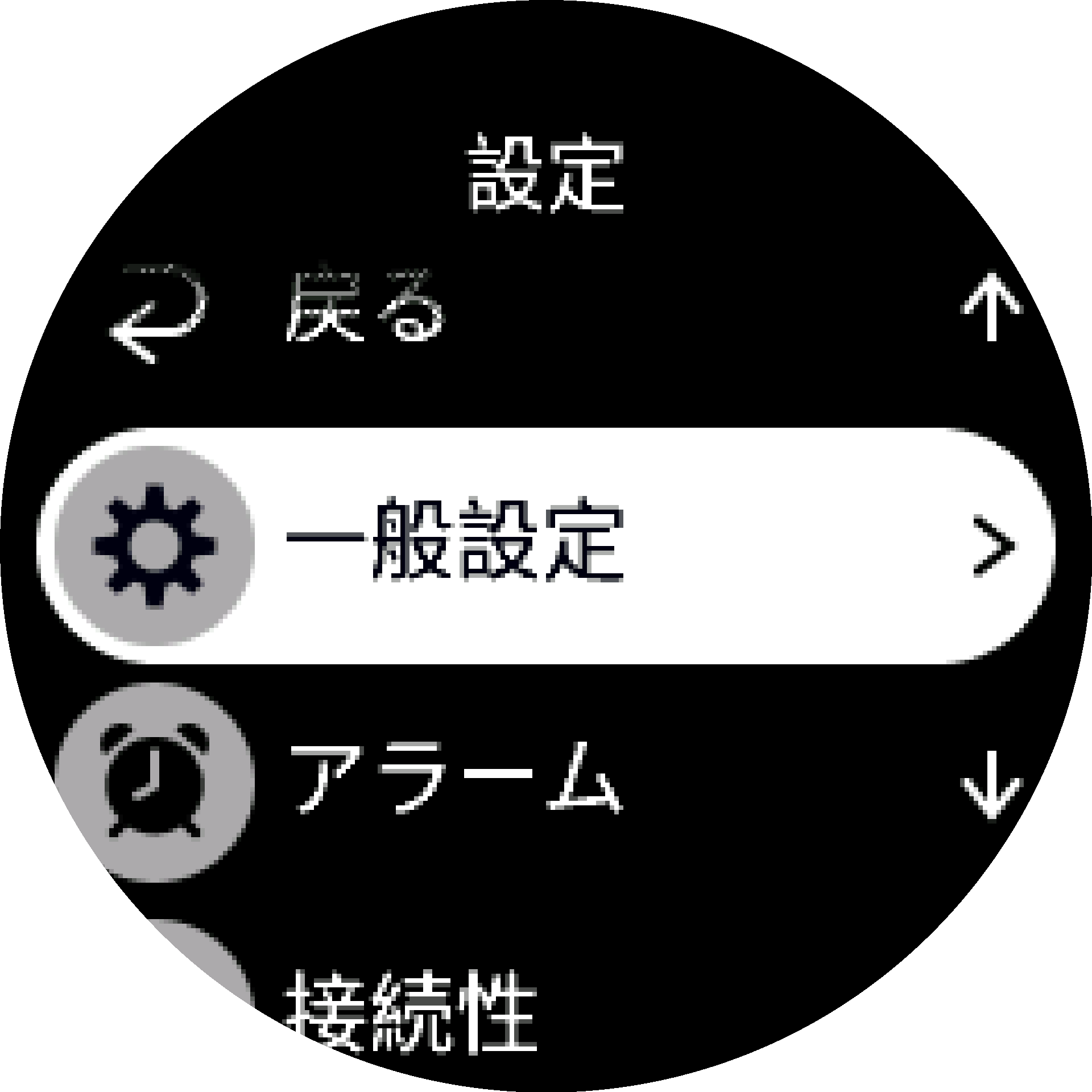 設定メニュー S9PP