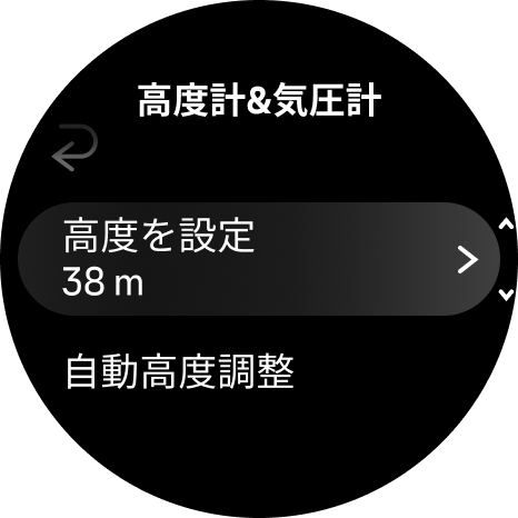 set altitude alti baro