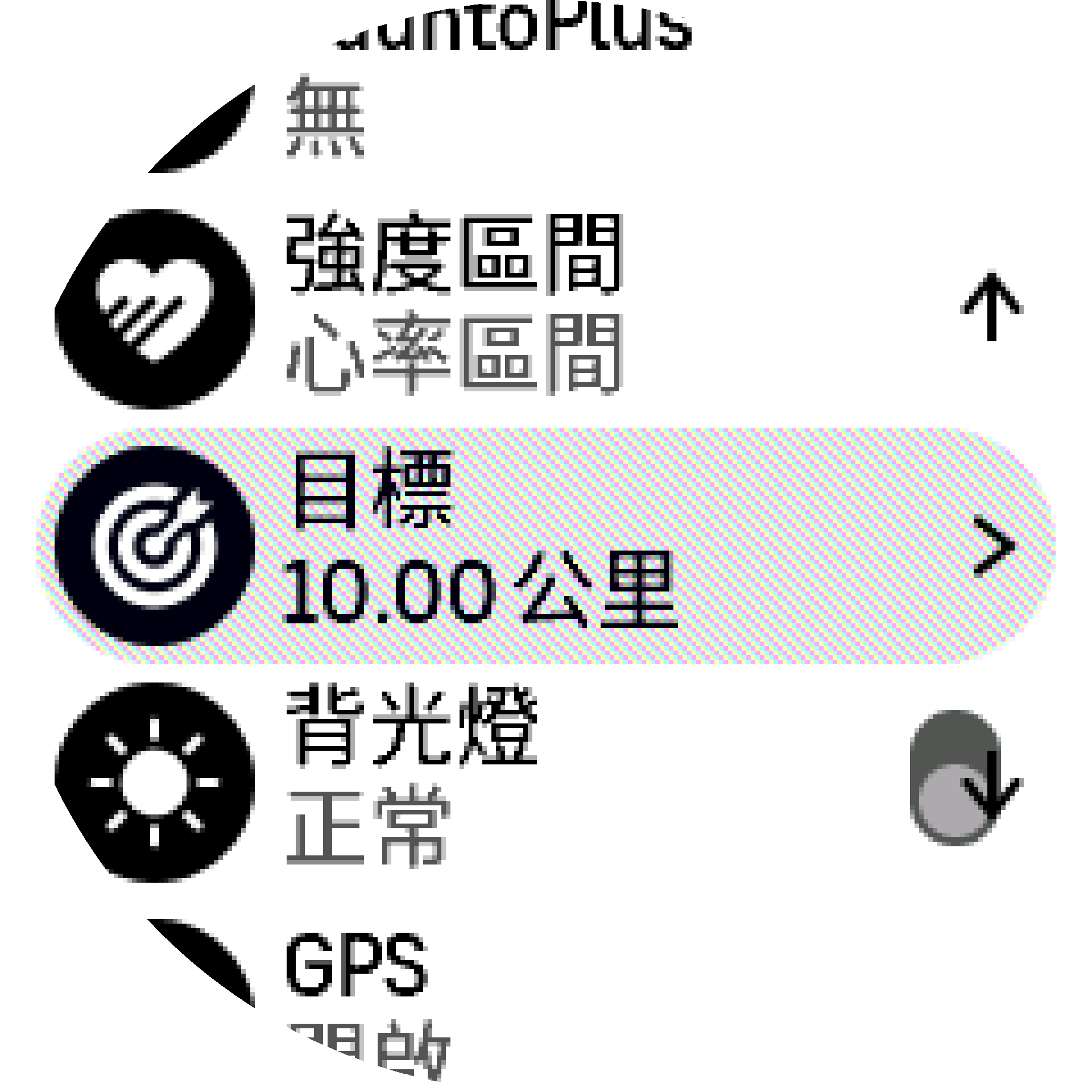 運動模式目標 S9PP