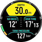 depth alarm 30m