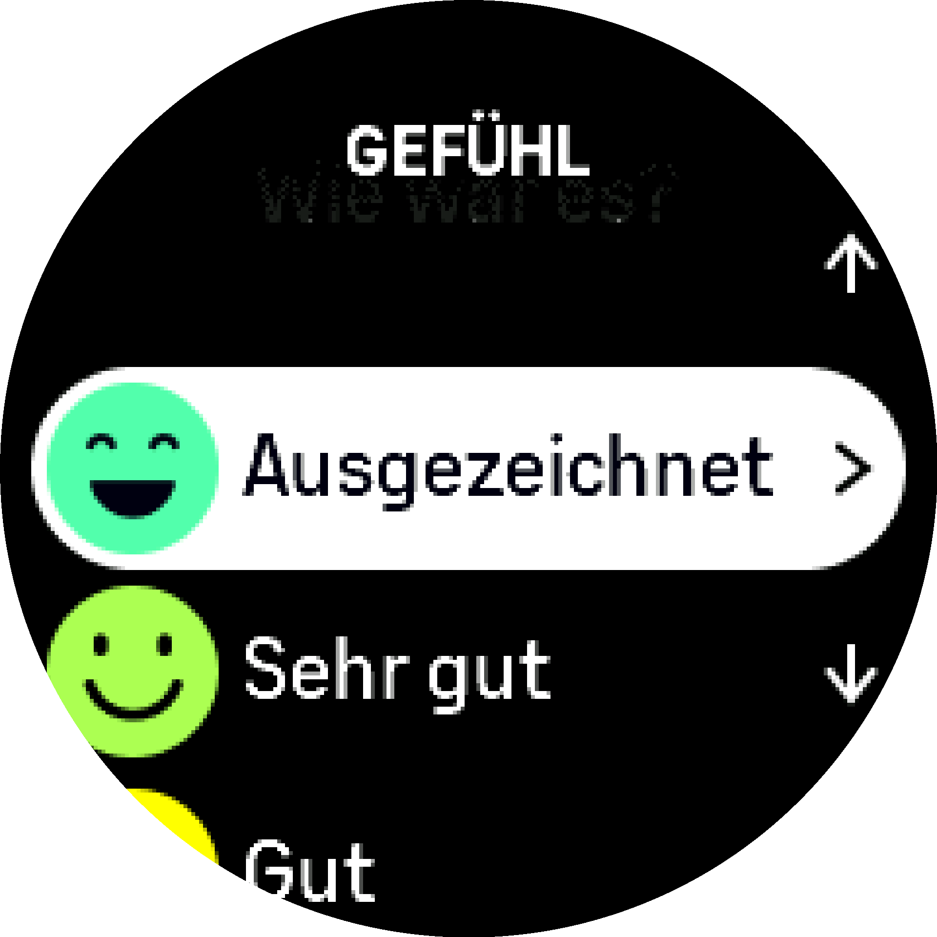 Gefühl „Wie war es?“ S9PP