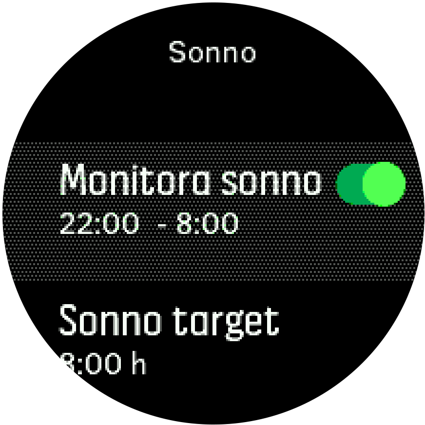 sleeptracking setting Trainer