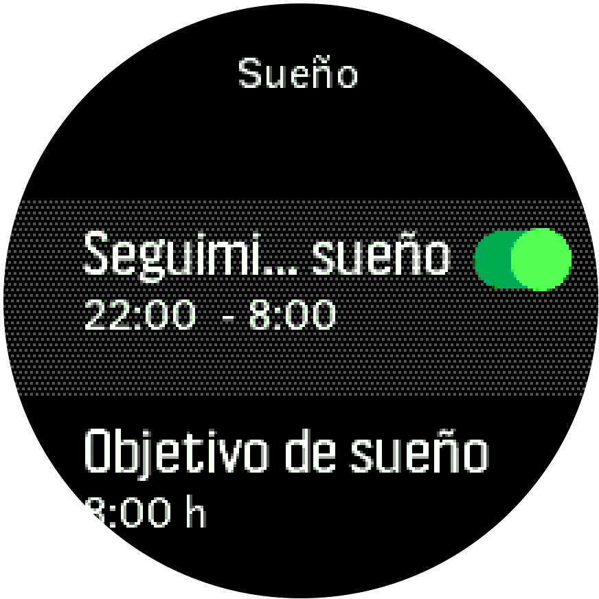 sleeptracking setting Trainer