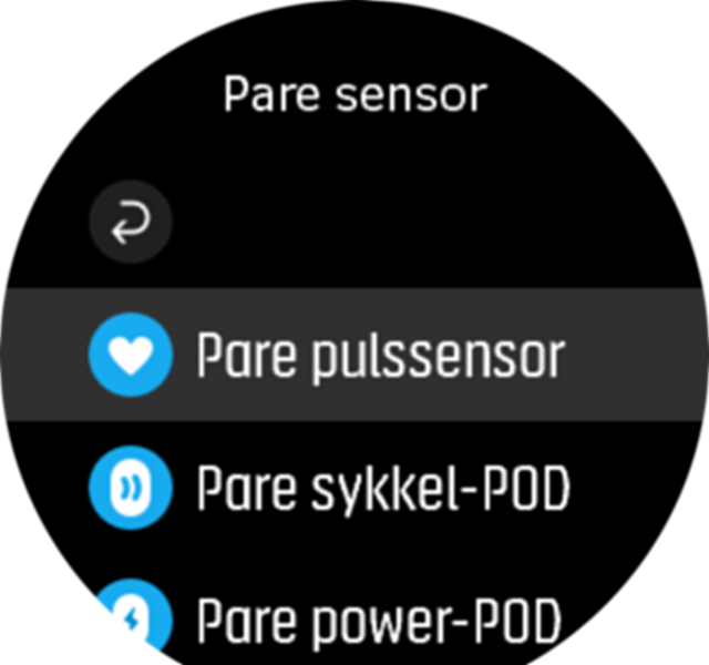 Sensor list