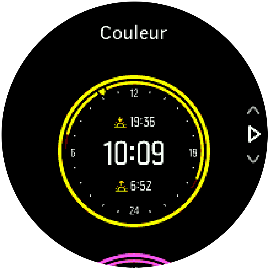 Couleur de cadran de montre Trainer-fr
