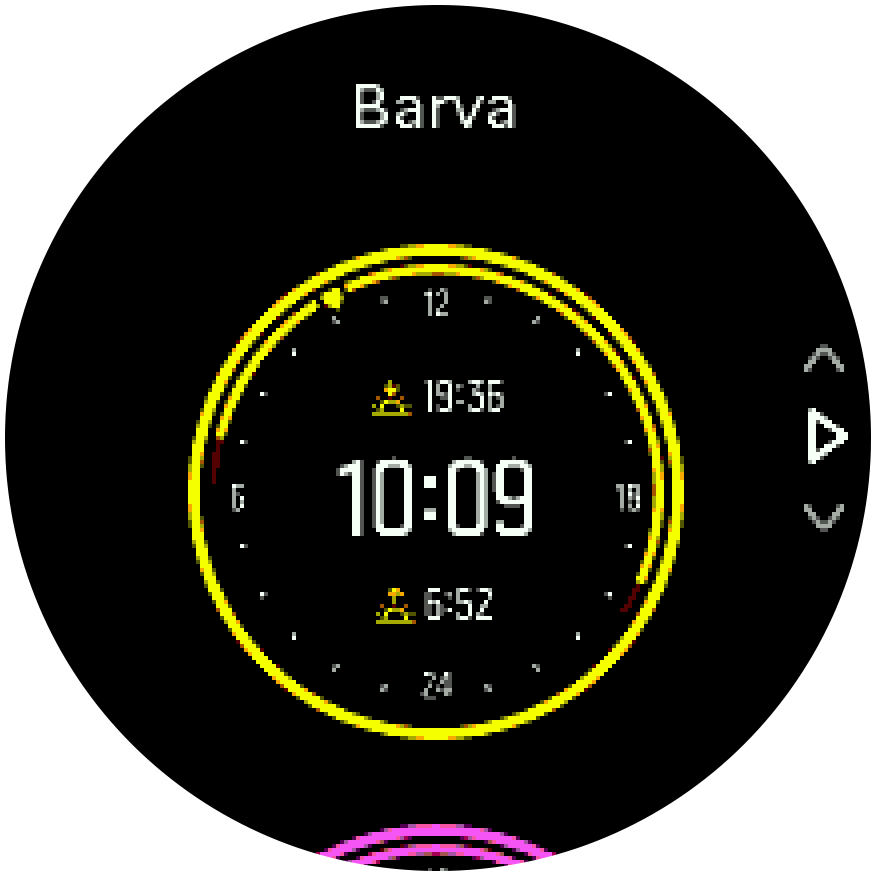 Barva ciferníku – Trainer-en