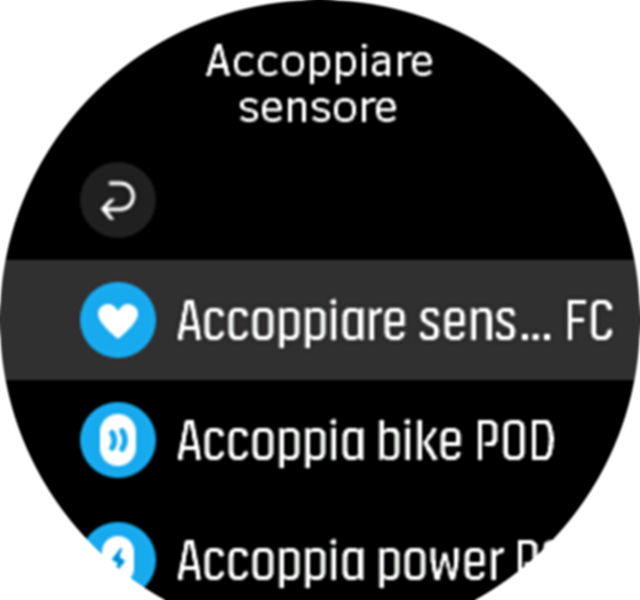 Sensor list
